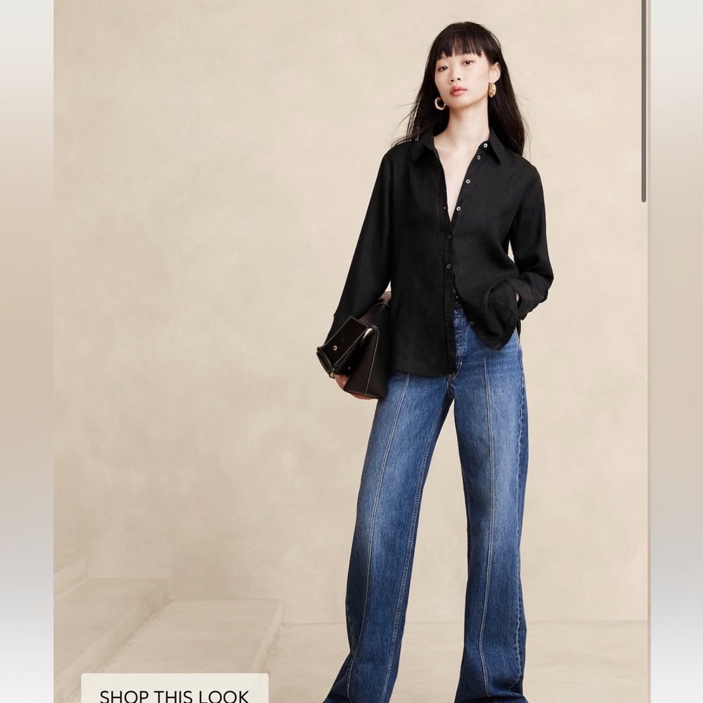 NWT The Perfect Linen Shirt